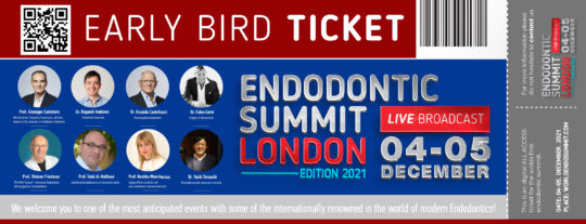 Early ticket World Endodontic Summit London Edition